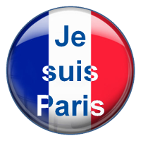 Nous sommes Paris! W la Liberte'! W la France & W Paris!