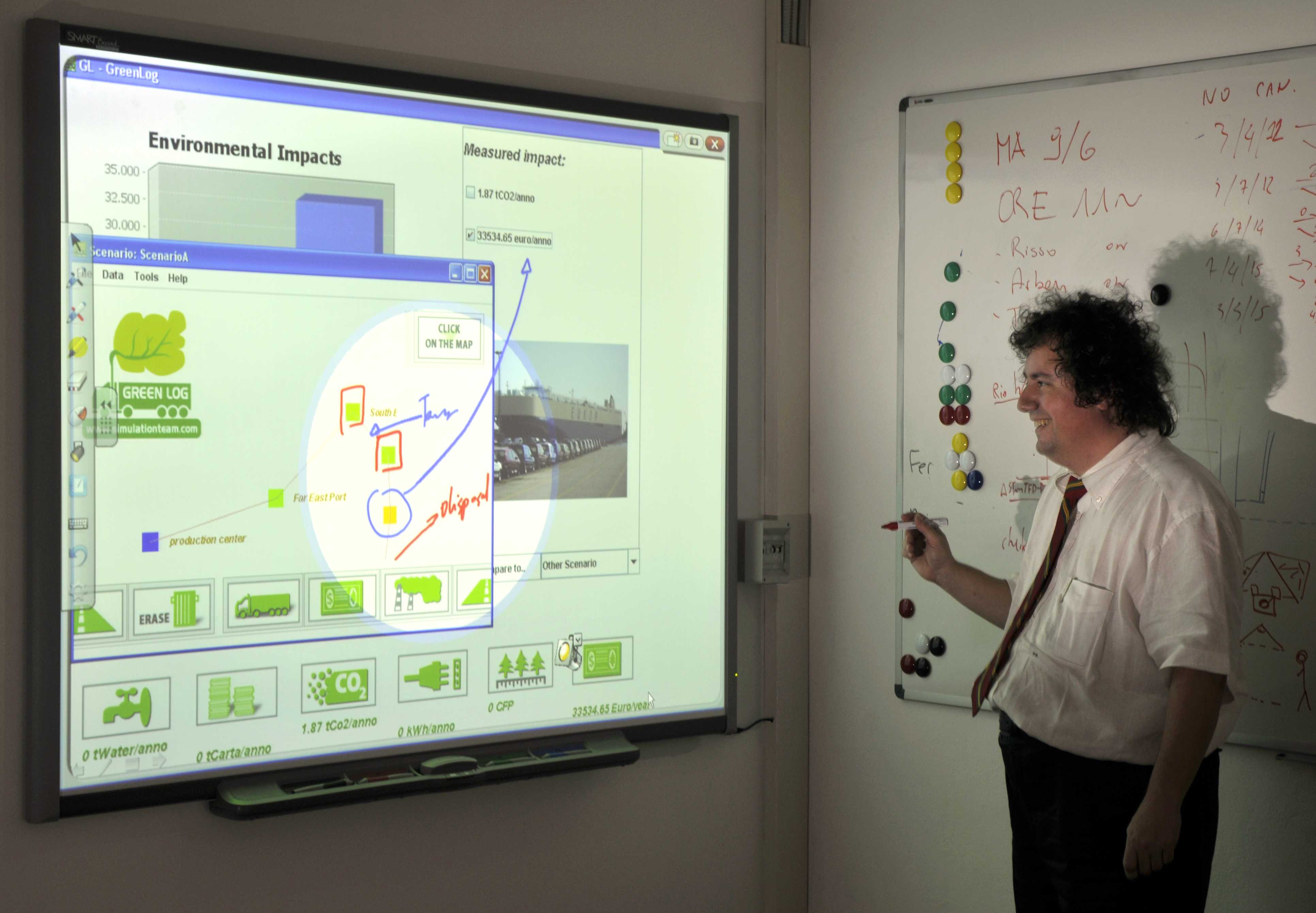 Demonstrating Green Logistics Simulator developed for National Logistics Association