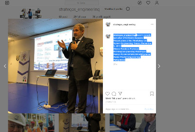Instagram StrategosE: Bucci e STRATEGOS invitati a parlare all'opening del primo workshop Italiano su System Engineering