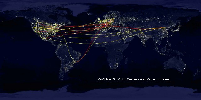 McLeod Institute of Simulation Sciences World Map