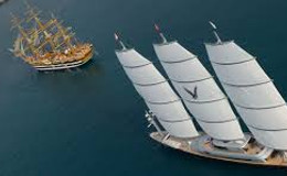 Genova, Tall Ship Regatta: Amergico Vespucci and Modern Mega Sail Yacht
