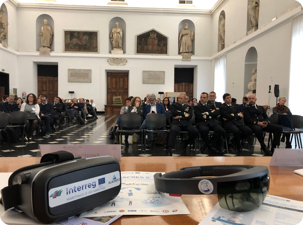 ALACRES2 Virtual and Augmented Reality Solutions at Palazzo San Giorgio, Genoa, Italy