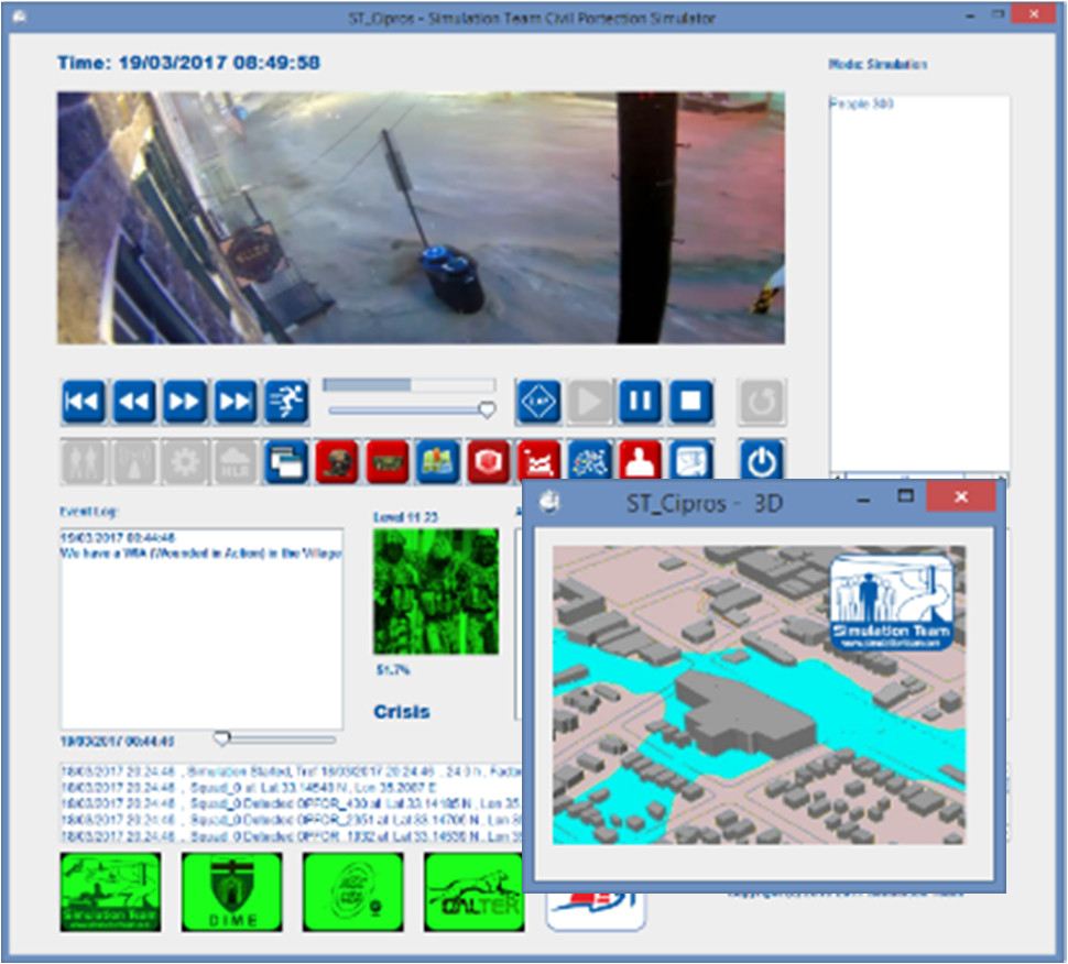 CIPROS VIS Simulator - Simulatore per Protezione Civile